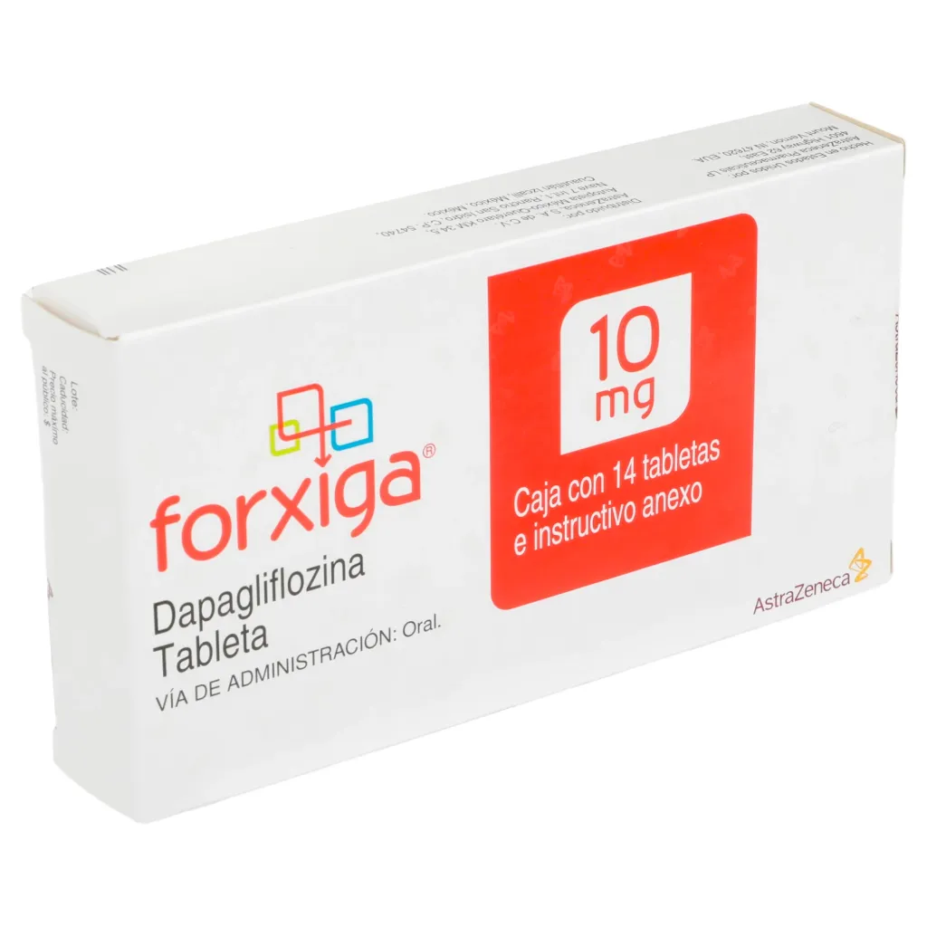 [010 000 6007 00 00] DAPAGLIFLOZINA. TABLETA. CADA TABLETA CONTIENE: DAPAGLIFLOZINA PROPANODIOL EQUIVALENTE A 10 MG DE DAPAGLIFLOZINA. ENVASE CON 14 TABLETAS.