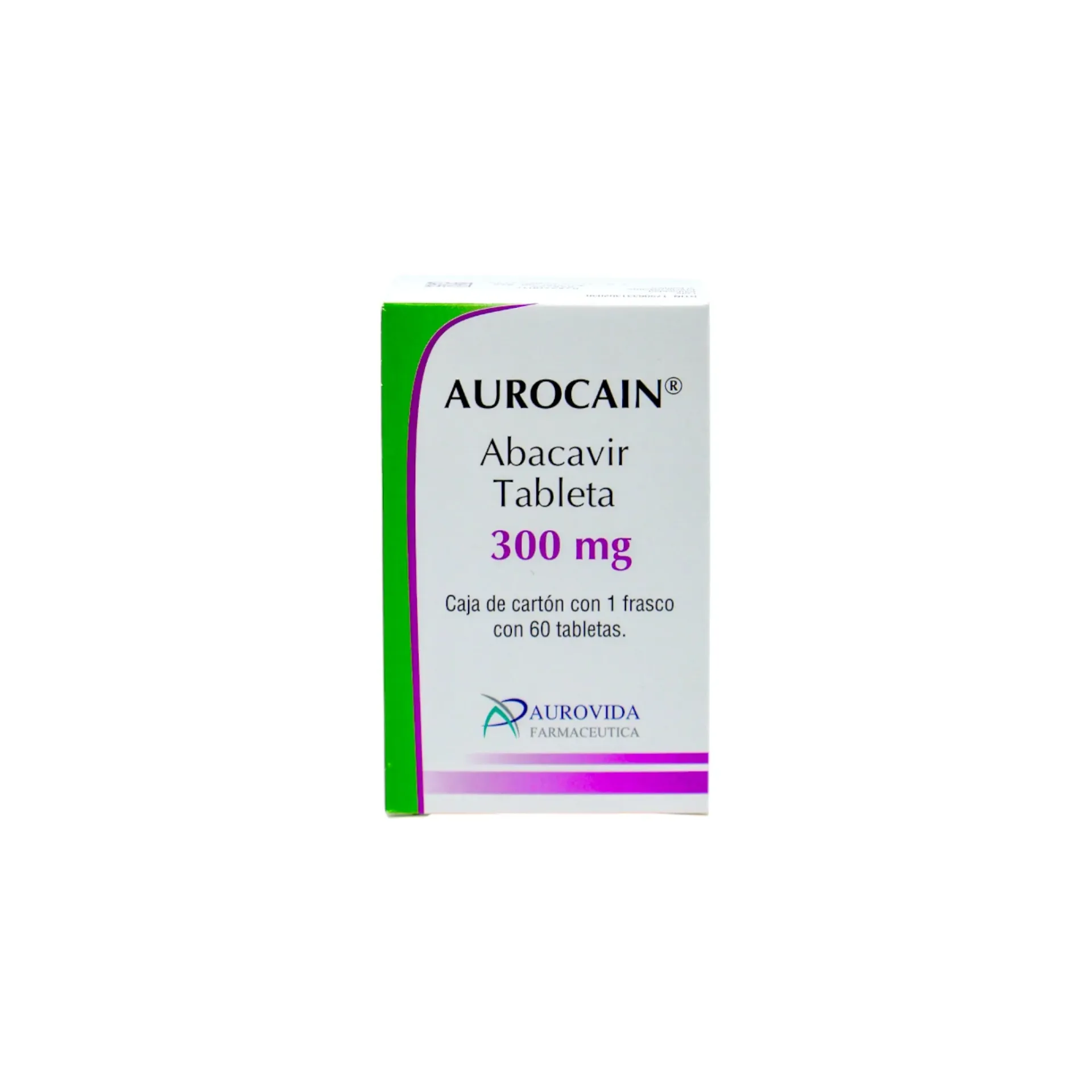ABACAVIR TABLETA CADA TABLETA CONTIENE: SULFATO DE ABACAVIR EQUIVALENTE A 300 MG DE ABACAVIR. ENVASE CON 60 TABLETAS.