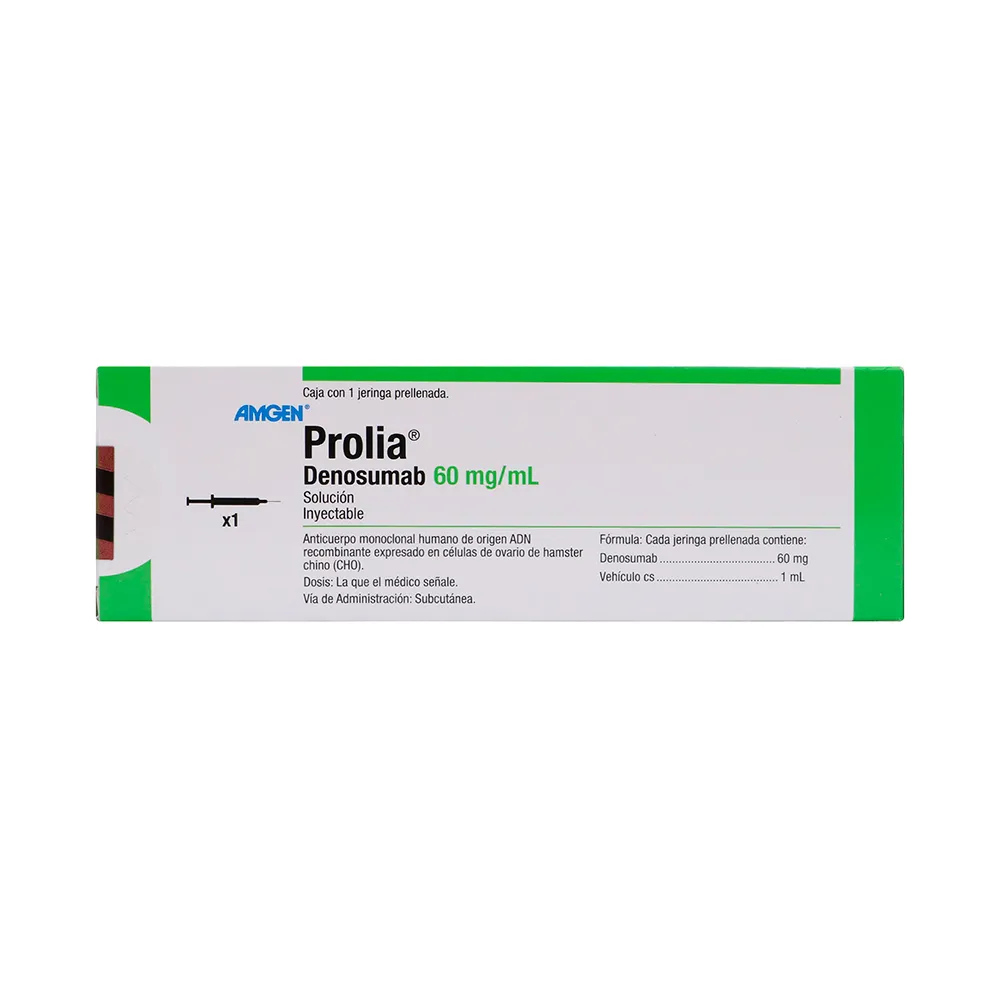 [010 000 5613 00 00] DENOSUMAB. SOLUCION INYECTABLE. CADA JERINGA PRELLENADA CONTIENE: DENOSUMAB 60 MG ENVASE CON UNA JERINGA PRELLENADA CON 1 ML.