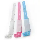 BRAZALETES. PARA IDENTIFICACION. DE PLASTICO. INFANTIL. ENVASE CON 100 PIEZAS.