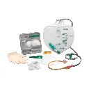 CHAROLA DE FOLEY SISTEMA CERRADO. SISTEMA DE DRENAJE URINARIO DE PERMANENCIA PROLONGADA CERRADO ESTERIL PRECONECTADO Y UNIDO CON SELLO DE SEGURIDAD. CONSTA DE: 1 BOLSA DE RECOLECCION DE ORINA CON FORMA DE GOTA CON URINOMETRO VALVULA ANTI REFLUJO PUERTO