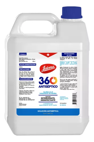 DESINFECTANTES. SOLUCION DESINFECTANTE DE SUPEROXIDACION CON PH NEUTRO, NO CORROSIVA. SOLUCION AL 100%. ENVASE CON 250 ML A 5 L.