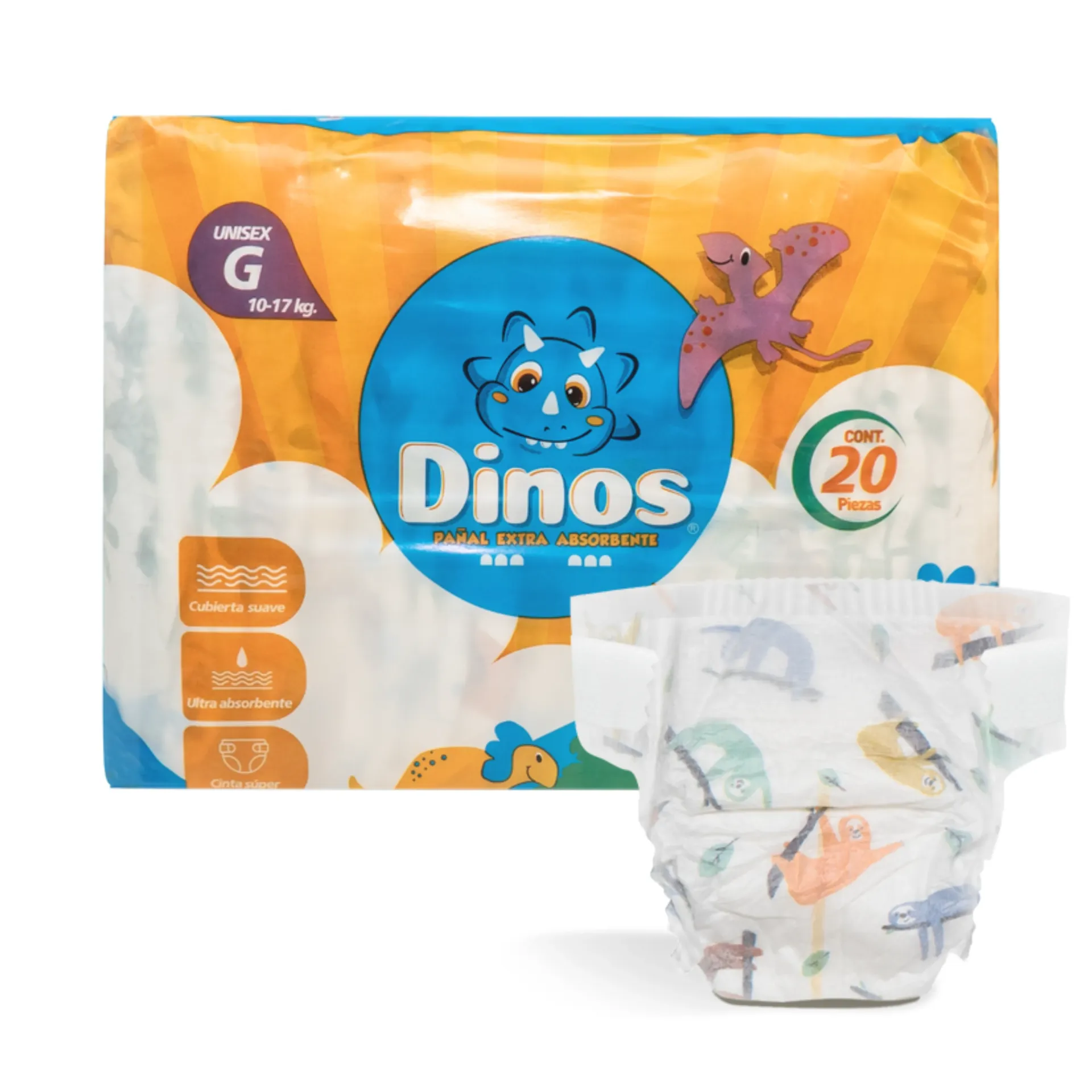 PAÑALES. DE FORMA ANATOMICA DESECHABLES PARA NIÑOS. MEDIDAS: GRANDE. PIEZA.