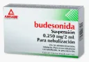 BUDESONIDA. AEROSOL PARA INHALACION BUCAL. CADA GRAMO CONTIENE: BUDESONIDA 4.285 MG. ENVASE PRESURIZADO CON 200 DOSIS DE 200 MICROGRAMOS CADA UNA Y DISPOSITIVO INHALADOR.