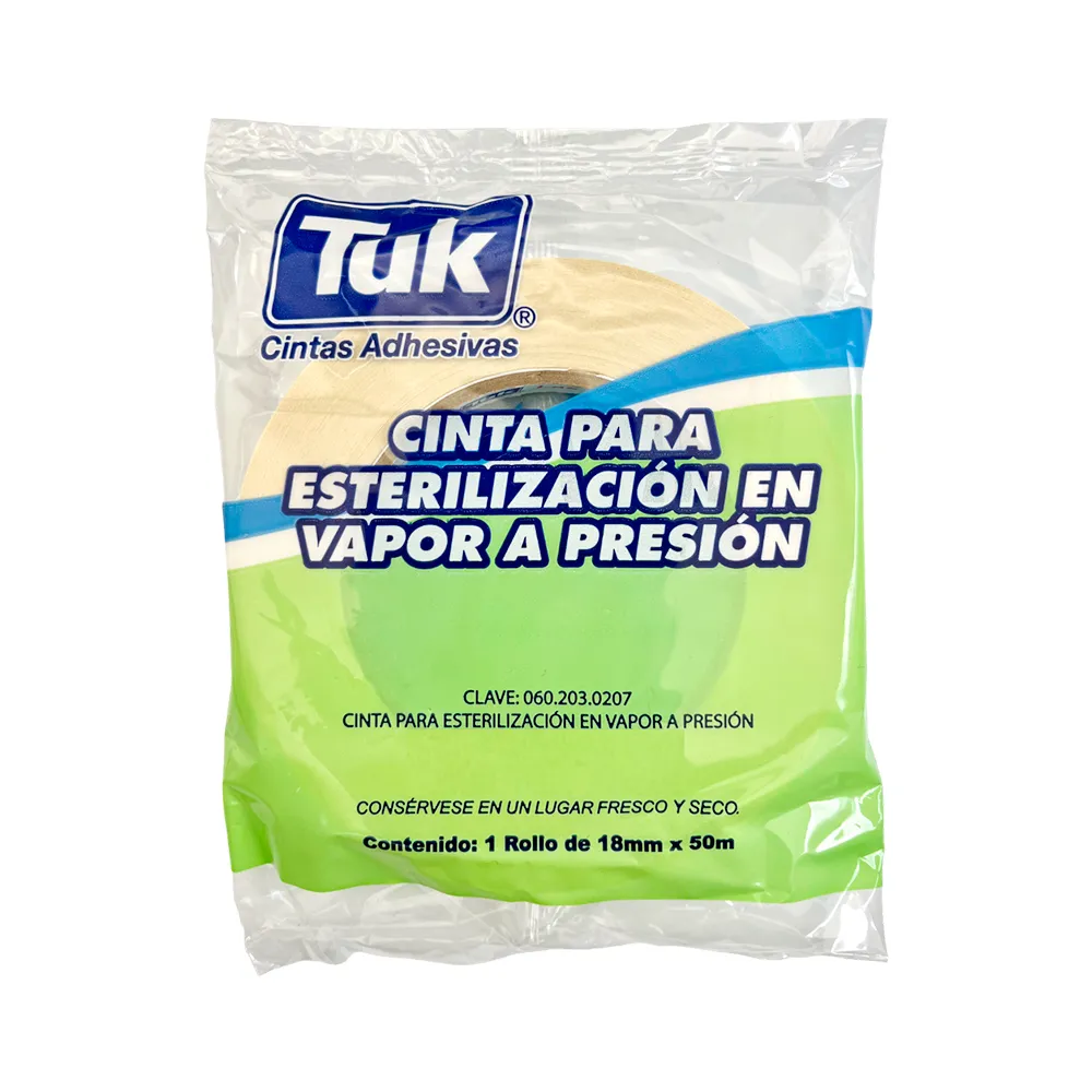 [060 203 0298 11 01] CINTAS. TESTIGO PARA ESTERILIZACION CON GAS DE OXIDO DE ETILENO. TAMAÑO: 18 MM X 50 M. ROLLO.